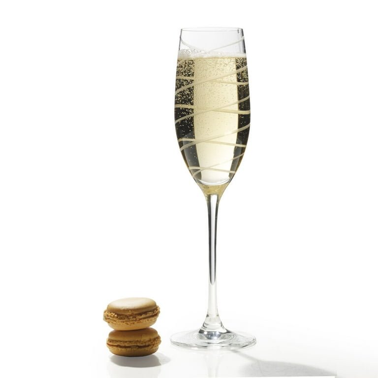 Mikasa Cheers 8-Ounce Champagne Flutes, Service for 4 