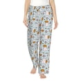 thumbnail image 2 of Lsque Cute Rabbit Hold Carrot Print Women's Pajama Pants, Lounge Pant - Comfortable Home Wear,Elastic Waistband, Stylish Design-X-Large, 2 of 9