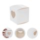 thumbnail image 4 of 50 Pcs Square Kraft Paper Candy Boxes PVC Transparent Heart-shaped Window Cupcake Favor Boxes Wedding Party Accessories (White), 4 of 4
