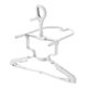 thumbnail image 2 of Folding Clothes Rack Skirt Hangers Portable Clothes Hangers Jean Hangers Hooded Folding Hanger, 2 of 3