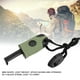 thumbnail image 5 of Encendedor de fuego de piedra de pedernal de magnesio, encendedor de emergencia para supervivencia al aire libre, Camping, verde militar, 5 of 8
