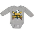 thumbnail image 3 of Inktastic Big Brother Baseball Boys Long Sleeve Baby Bodysuit, 3 of 5