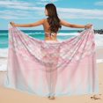 thumbnail image 2 of DHFJKG Women Sarong Swimsuit Coverups Chiffon Long Bikini Wraps Sheer Beach Bathing Suit Cover Up, 2 of 4