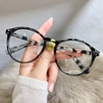 thumbnail image 3 of Computer Eyeglasses Eye Protection Solid Hinge Stylish Clear Lens Fake Computer Eyeglasses, 3 of 5