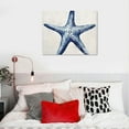 thumbnail image 4 of Nawypu  Starfish Canvas Wall Art Blue And White Painting Pictures Coastal Artwork for Living Room Bathroom Bedroom Decor, 4 of 4