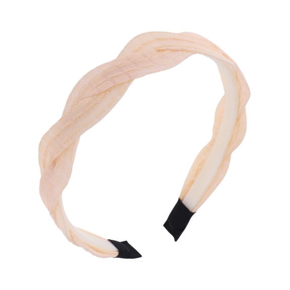 Unique Bargains 1 Pc Elegant Solid Headbands for Women Orange