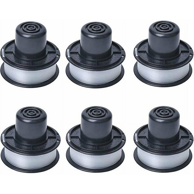 Carrete de hilo Sincero A6226 compatible con cortadora de césped Black and Decker 6 m paquete de 6