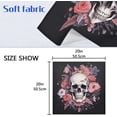 thumbnail image 7 of Coolnut Halloween Skull Cloth Napkins Washable Napkin for Dinner Table Decorative for Home Dinner Restaurant Parties 20 Inch 4 Pack Washcloth Gift, 7 of 7