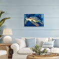 thumbnail image 2 of Stupell Industries Sea Turtle in Prismatic Colors Gray Framed Giclee Art, design by LSR Design Studio, 16 x 24, 2 of 8
