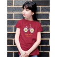 thumbnail image 2 of Daisy Bicycle Positive Quote T-Shirt Juniors -Image by Shutterstock,  Small, 2 of 4