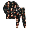 thumbnail image 4 of Xyant Kids Christmas Pajamas, Boys Girls Soft Cotton Sleepwear Pjs Sets Toddler 2 Piece Long Sleeve Jammies Size 5-6 Years, 4 of 7