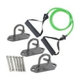thumbnail image 2 of 3 anclajes de pared para bandas de resistencia con tornillos, ahorran espacio, con banda elástica para ejercicios. Banda Verde, 2 of 9