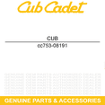 thumbnail image 5 of CUB CADET 753-08191 Gearbox Spacer AS720 BC280 SS270 String Hedge Trimmers, 5 of 8
