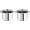 8 Quarts (Pack of 2), variant on Stainless Steel Sauce Pan, Encapsulated Induction Ready Cooking Pot with Glass Lid, Oven Safe, Dishwasher Safe Soup Pot, 1-Quart