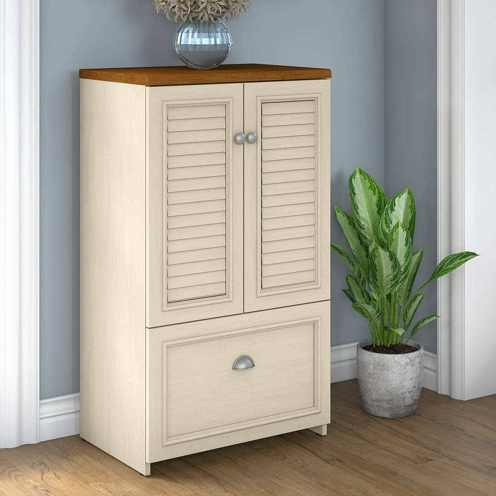 Bush Furniture Fairview Shoe Storage with Doors