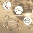 thumbnail image 4 of TS Singer Gold Bracelet Inspired Charm DIY Friendship Jewelry Bracelet for Women Girls Fans Gift, 4 of 6