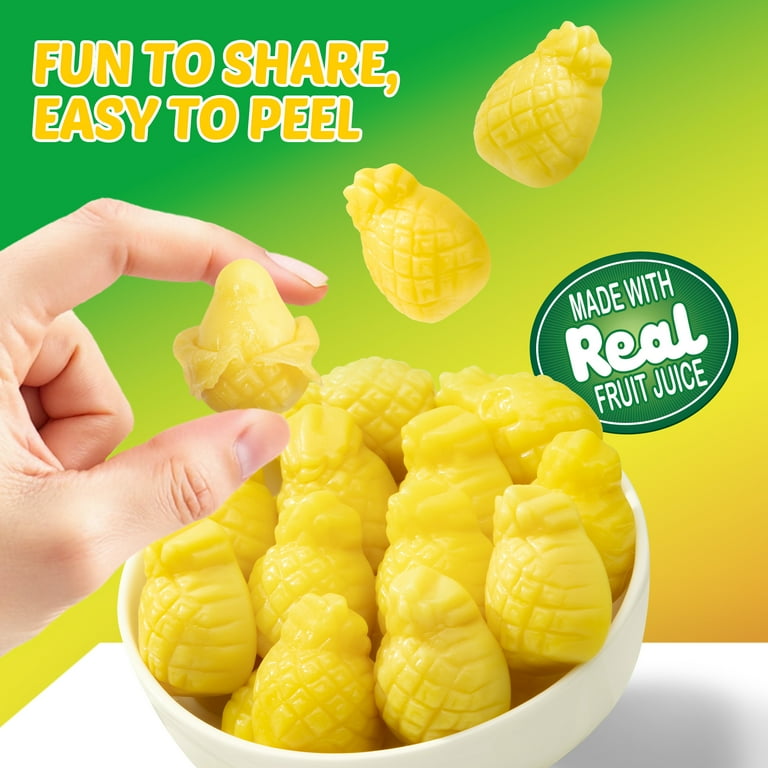 AMOS Peelerz Pineapple Gummies - Peel & Enjoy | 8.47 oz Pack
