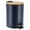 Navy Blue, variant on Green Trash Can with Bamboo Lid and Pedal, 2.5L Capacity