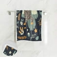 Tangkunup Hand Towel Face Towels Cute Autumn Floral Flowers Owls for