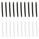 thumbnail image 2 of 40 piezas de repuesto de silicona para gafas, almohadillas antideslizantes para las patillas (blanco y negro), 2 of 6