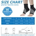thumbnail image 4 of Open Toe Compression Socks Open Toe Quarter Rise Sport Sock Ankle Support Pain Relief for Women and Men, 4 of 7