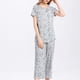thumbnail image 4 of Tops de pijama para mujer con pantalones capri Conjuntos de pijama Xemadio CJWUS-724, 4 of 5
