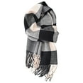 thumbnail image 2 of Holiday Gifts! Titcea Winter Scarf for Women Thicken Tassels Plaid Print Shawls Wraps Windproof Warm Outdoor Cold Protection Scarves, 2 of 4