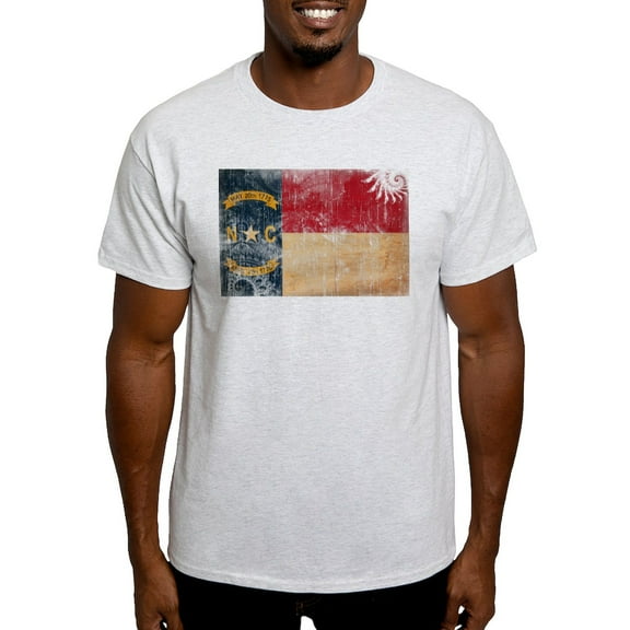 CafePress - North Carolina Flag Light T Shirt - Men's Classic Graphic T-Shirt