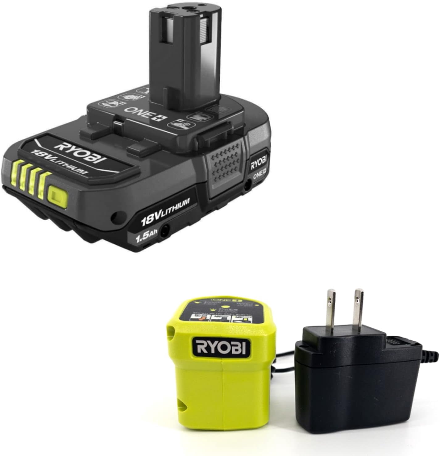 Cordless Drill Set Bundle with Ryobi 18V ONE+ Drill Driver, 3/8 Inch Chuck, 40 Piece Bit Set, 1.5 Ah 18-Volt Lithium-ion Battery, 18-Volt Charger and Buho 16 Inch Tool Bag