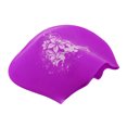 thumbnail image 2 of Gorros de Natación de 2 Pieza Gorros de Natación Elásticos de Silicona para Mujer, Negro Y Morado Sunnimix Sombrero de gorro de piscina, 2 of 8