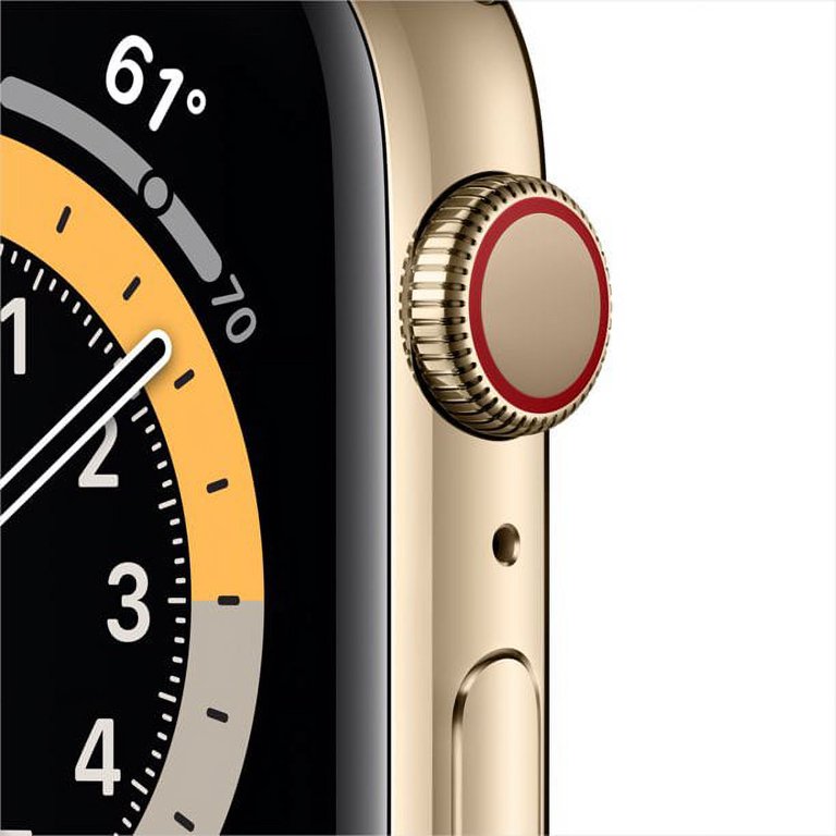 アップル Apple Watch 6 44mm ゴールドステンレス グリーンスポ Apple Watch Series 6 GPS + Cellular, 44mm Gold Stainless