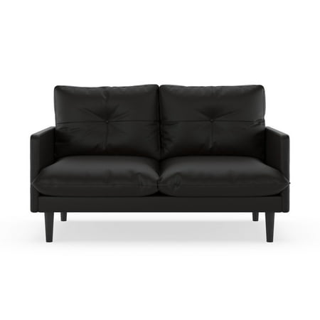 Byron Sofette Vegan Leather Onyx
