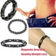 thumbnail image 2 of Sonducket 2 pulseras de terapia magnética negras que aumentan la energía natural, accesorio elegante y moderno, elegante y moderno 2 Type3 NO3, 2 of 6