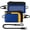 Blue, variant on RFID Blocking Keychain Wallet with Detachable Lanyard, Water-Resistant Nylon Outdoor Pouch-VW137