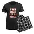 thumbnail image 5 of CafePress - I Wish I Lived In A Musical Women's Dark Pajamas - Women's Short Sleeve Print T-Shirt and Pants Dark Cotton Pajama Set, 5 of 7