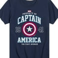 thumbnail image 3 of Marvel Captain America - Property - Toddler and Youth Short Sleeve Graphic T-shirt, 3 of 5