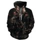 thumbnail image 3 of Sudadera con capucha de The Walking Dead con estampado 3D de drama televisivo de terror para hombres y mujeres, sudaderas con capucha de gran tamaño para Halloween, ropa de calle, 3 of 5