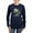 Navy, variant on CafePress - Reading Bookworm Women's Long Sleeve Dark T Shirt - Women's Long Sleeve Graphic Tee Casual Fit
