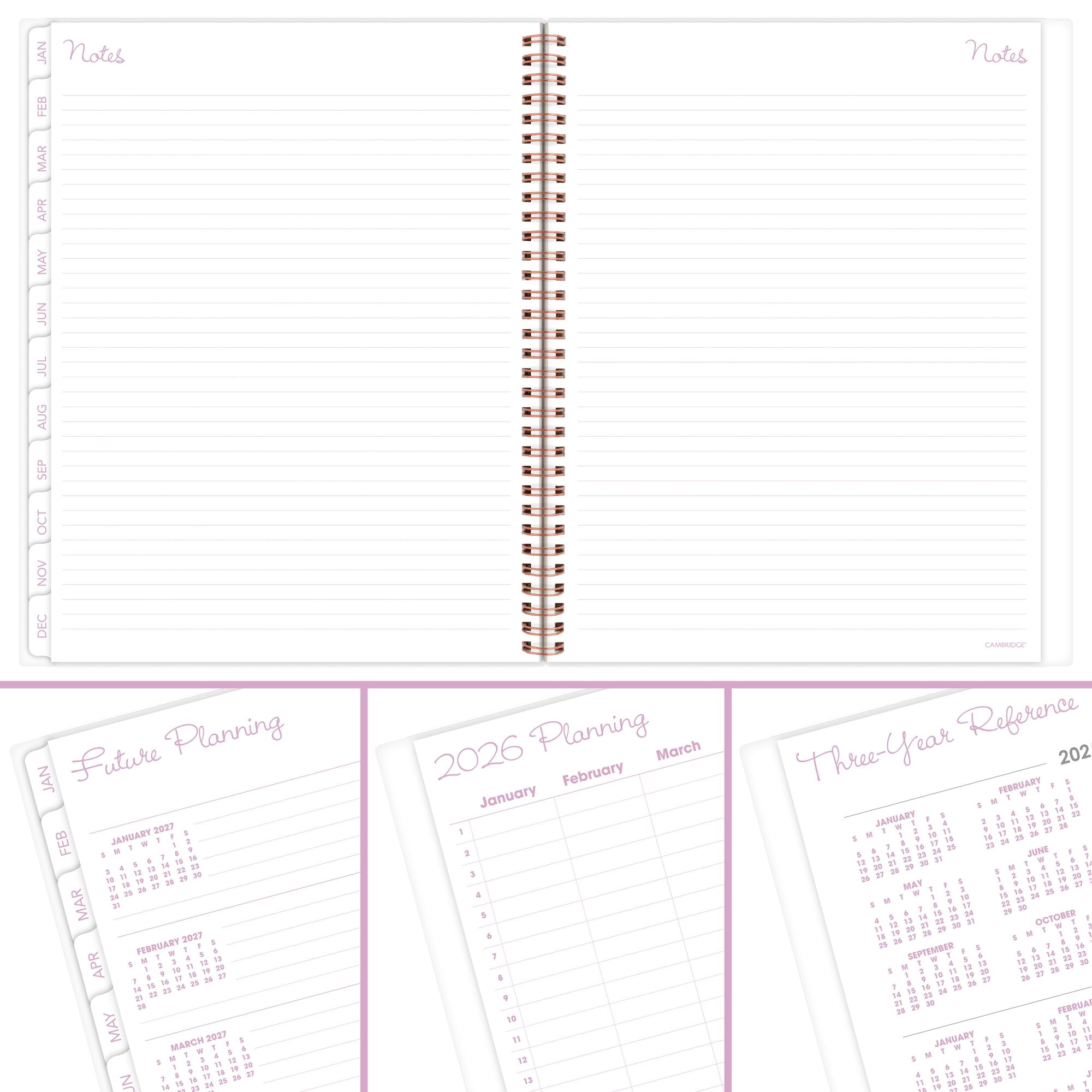 Cambridge Mina 2026 Weekly Monthly Planner Large 8 12 x 11 - Planners