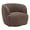 Brown, variant on Govan Swivel Chair Brown Accent Chair, Modern Style, Shearling style fabric, Plywood, Indoor Living