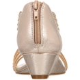 thumbnail image 3 of Charter Club Womens Ginifur Padded Insole  Wedge Sandals, 3 of 3