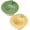 Green+yellow, variant on Cactus Sink Strainer 2PCS, Anti-Clog Plastic Filter Basket Drain Cover for Kitchen Restaurant, Green Yellow