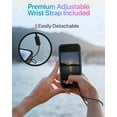 thumbnail image 6 of TORU CX SLIM for iPhone 14 Pro Max Case Wallet | Protective Shockproof Heavy Duty Cover with Hidden Card Holder & Card Slot | Mirror & Wrist Strap Included - Purple, 6 of 7