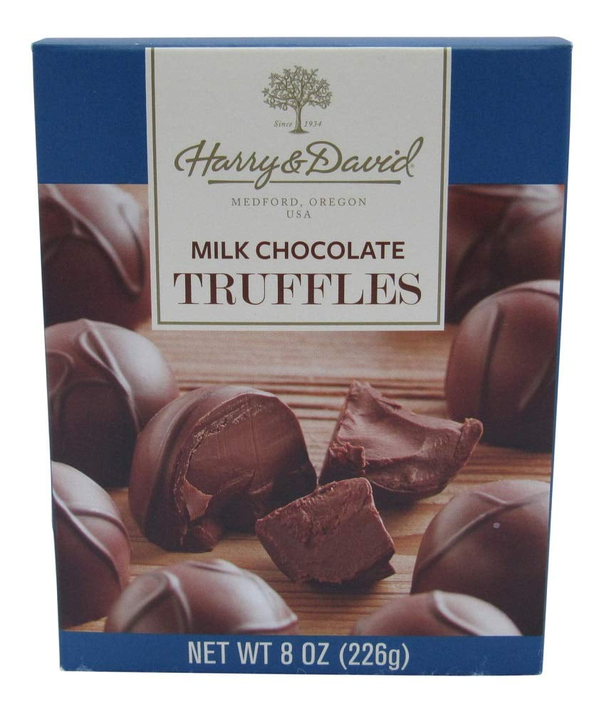 Harry and David Milk Chocolate Truffles, 8 Ounce Gift Box - Walmart.com