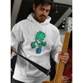 thumbnail image 2 of Smiling Cactus Hoodie Men -Image by Shutterstock, Male Large, 2 of 4