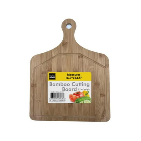 

Kole Imports GH921-8 Bamboo Cutting Board with Handle - Large - Pack of 8