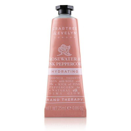 Crabtree & Evelyn Rosewater & Pink Peppercorn Hydrating Hand Therapy 25ml/0.86oz (Best Crabtree And Evelyn Fragrance)