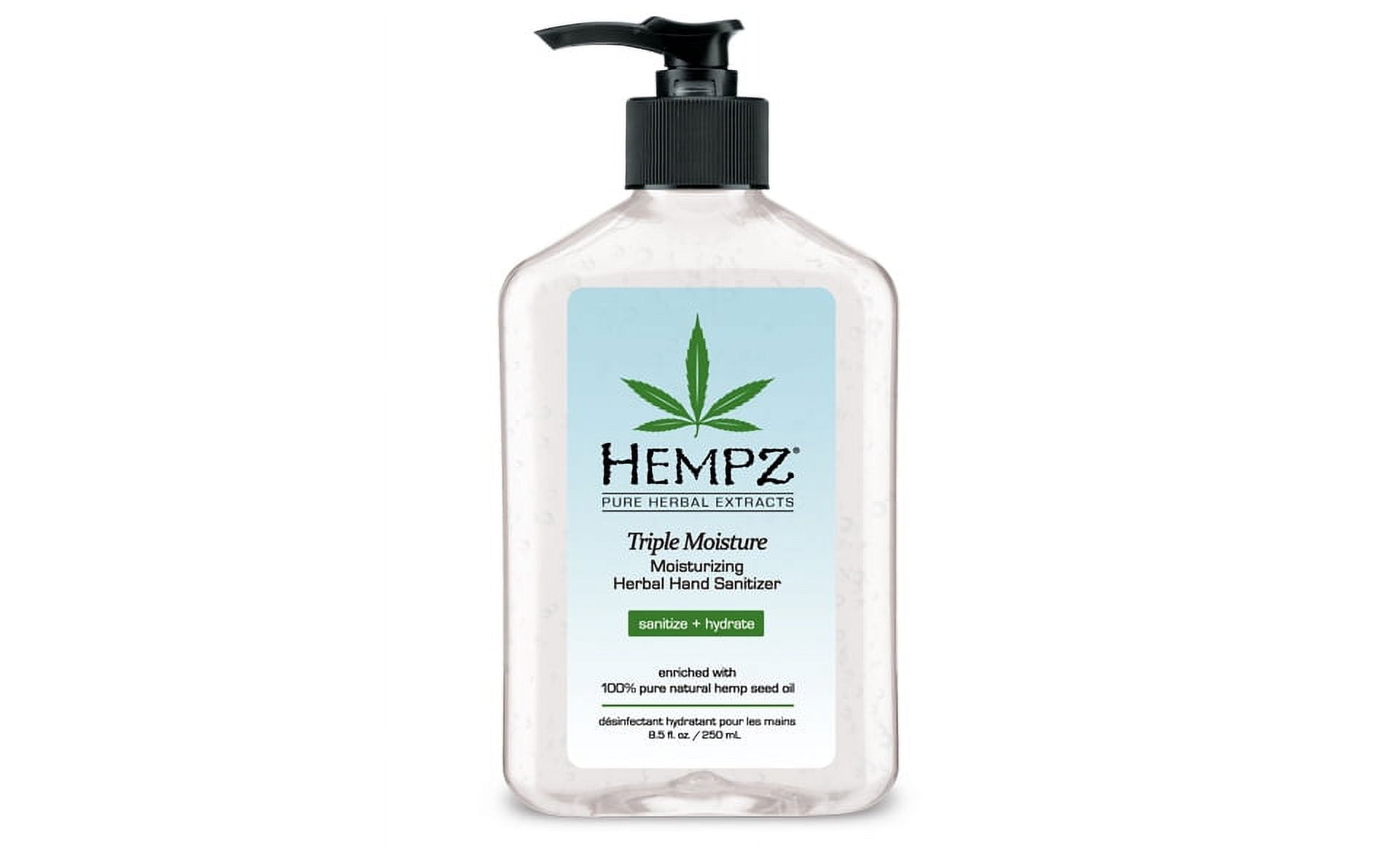 Hempz Triple Moisture Herbal Moisturizing Hand Sanitizer 8.5 oz