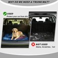 thumbnail image 4 of XYZCANDO Eagle Flag Car Trunk Mat 29" x 39", All-Weather Waterproof Cargo Liner with Non-Slip Backing, Easy-Clean Stitched Edge Protector for SUVs, Sedans and Trucks, 4 of 7