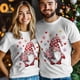 thumbnail image 3 of Mens T Shirts Valentine's Day Gnome Flower Short Sleeve Casual Men's Tee Tops Graphic T-Shirts for Teen Boys/Men, 3 of 8